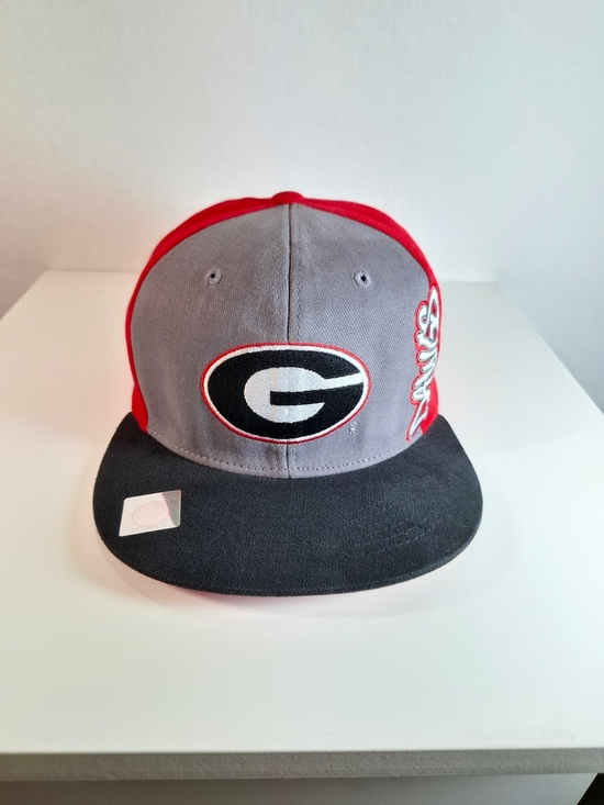 Captivating Headgear Other - Georgia Bulldogs Red Gray Black Fitted Hat